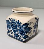 Vintage Royal Delft – Delfts Blauw Opbergpot Vaasje 9x9x10cm, Antiek en Kunst, Ophalen of Verzenden