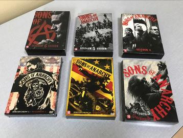 Sons of anarchy 6 seizoenen . beschikbaar voor biedingen