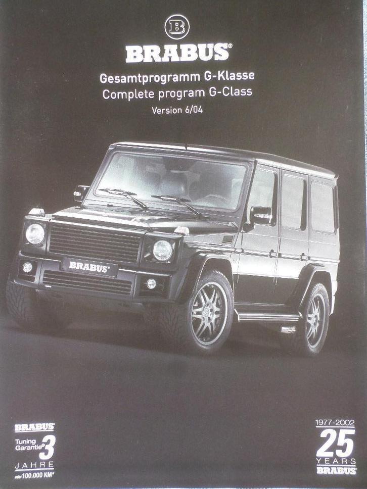 Brochure de la Mercedes Brabus Classe G 2004, Livres, Autos | Brochures & Magazines, Mercedes, Enlèvement ou Envoi