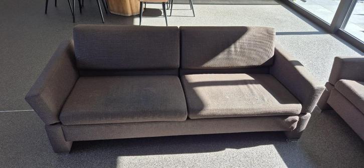 Ruime 2-zit zetel, Huis en Inrichting, Zetels | Zetels, Gebruikt, Rechte bank, Tweepersoons, 150 tot 200 cm, 75 tot 100 cm, Stof