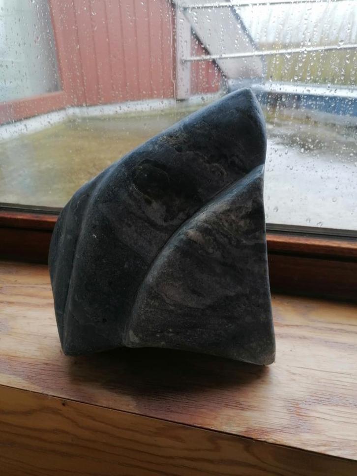 Sculptuur steen abstract organisch, Antiek en Kunst, Kunst | Beelden en Houtsnijwerken, Ophalen