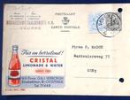 Gele briefkaart m reclame voor "Christal" Verborgh-Oostende, Postzegels en Munten, Brieven en Enveloppen | België, Ophalen of Verzenden