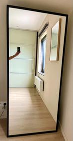 Spiegels: grote rechte en ronde spiegel, Huis en Inrichting, Woonaccessoires | Spiegels, Ophalen, Gebruikt, 150 tot 200 cm, Rechthoekig