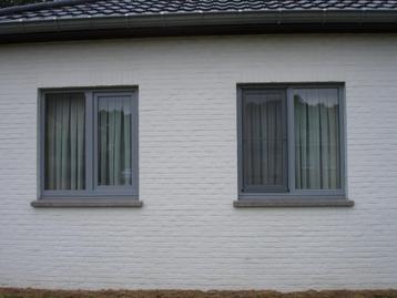 4 PVC Ramen, merk Schüco, reeds gedemonteerd beschikbaar voor biedingen