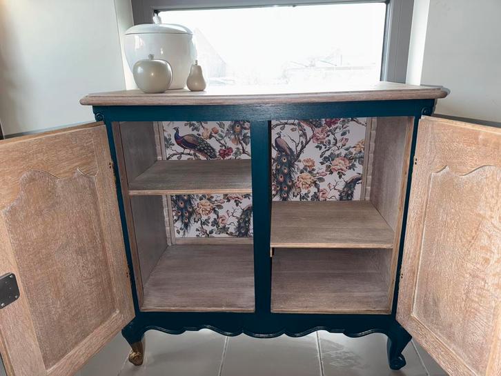 Meuble Louis XV revisité – pièce unique relookée à la main, Huis en Inrichting, Kasten | Dressoirs, Zo goed als nieuw, 50 tot 100 cm