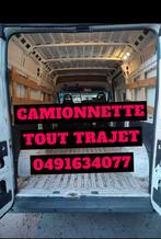 Camionnette disponible 7j7 avec chauffeur, Diversen, Overige Diversen