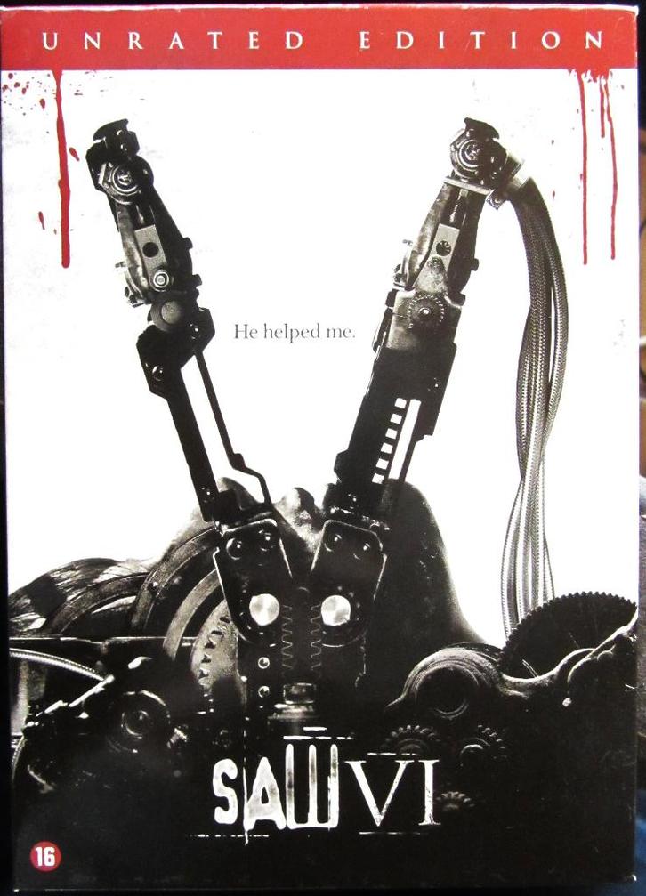 DVD HORROR- SAW VI, Cd's en Dvd's, Dvd's | Horror, Zo goed als nieuw, Overige genres, Alle leeftijden, Ophalen of Verzenden