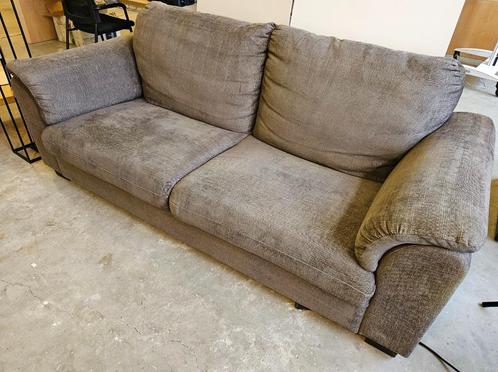 Stoffen bank voor 2 tot 3 personen, Huis en Inrichting, Zetels | Zetels, Gebruikt, Rechte bank, Driepersoons, 200 tot 250 cm, 75 tot 100 cm