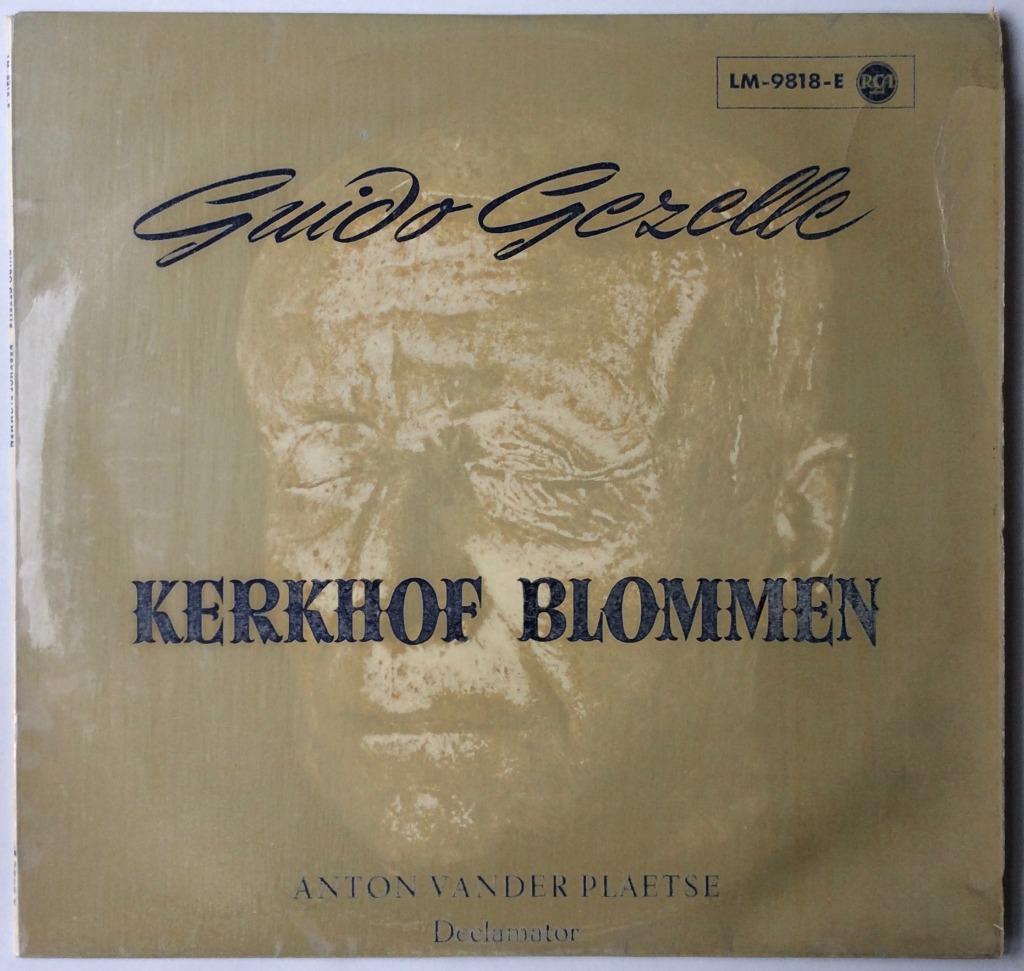 Guido Gezelle - Kerkhof blommen, Cd's en Dvd's, Vinyl | Nederlandstalig, Gebruikt, Overige genres, 10 inch, Ophalen of Verzenden