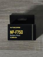 Gloednieuwe batterij Sony NP-F750 Nitecore accu inc garantie, Audio, Tv en Foto, Fotografie | Accu's en Batterijen, Ophalen of Verzenden