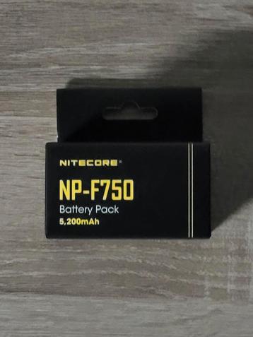 Batterie Sony NP-F750 Nitecore neuve avec garantie