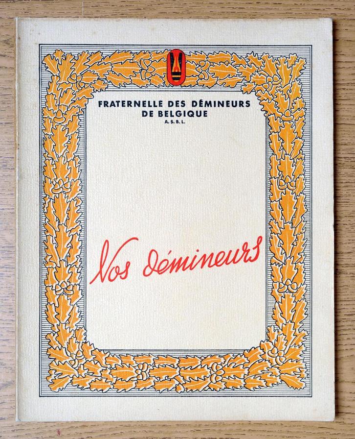 Nos démineurs - boek, Verzamelen, Militaria | Algemeen, Landmacht, Boek of Tijdschrift, Verzenden