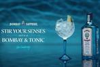 Reclamebord vintage Bombay Sapphire - mancave poolhouse new, Ophalen of Verzenden, Nieuw, Reclamebord