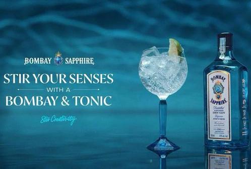 Reclamebord vintage Bombay Sapphire - mancave poolhouse new, Verzamelen, Merken en Reclamevoorwerpen, Nieuw, Reclamebord, Ophalen of Verzenden
