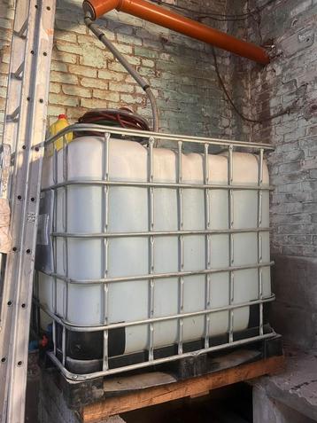 Shutz container 1000 liter, Ophalen, Gebruikt