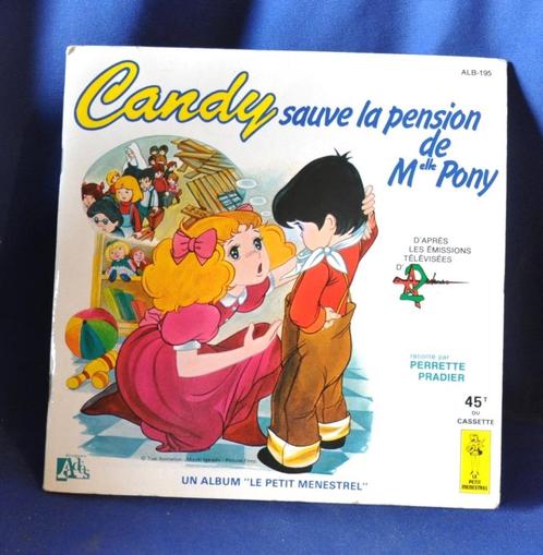disque livre  candy sauve la pension de m elle pony (x20253), Cd's en Dvd's, Vinyl | Kinderen en Jeugd, Gebruikt, Verhaal of Sprookje