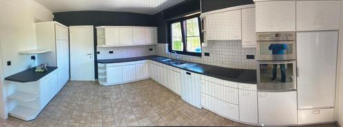 Cuisine équipée, Huis en Inrichting, Keuken | Complete keukens, Gebruikt, Hoekkeuken, Wit, Composiet, Ophalen