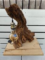 Lampe artistique en forme de tronc d'arbre., Maison & Meubles, Enlèvement