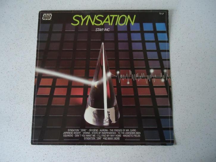 LP van "Star Inc" – Synsation anno 1983 in prima staat !, Cd's en Dvd's, Vinyl | Verzamelalbums, Gebruikt, Pop, 12 inch, Ophalen of Verzenden