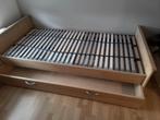 1 persoons bed met lade en lattenbodem, Huis en Inrichting, Ophalen, Gebruikt, 90 cm, Eenpersoons