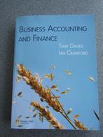 Handboek 'Business accounting and finance', Comme neuf, Enlèvement ou Envoi, Enseignement supérieur