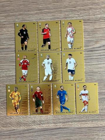 Topps Match Attax Euro 2024 Golden Glory Limited set