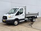 Ford Transit 350 2.2 TDCI 155PK Airco Kipper Dubbellucht Tre, Auto's, 4 cilinders, 2500 kg, Wit, 155 pk