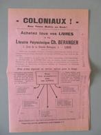 brochure Librairie Polytechnique Ch. Beranger - Coloniaux -, Verzenden, Zo goed als nieuw, Overige typen