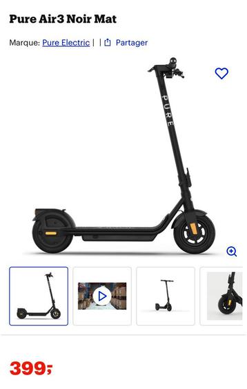 Trottinette électrique PURE beschikbaar voor biedingen