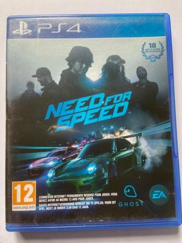 Jeu vidéo PS4: Need for speed, Enlèvement ou Envoi, Utilisé