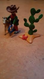 playmobil cowboy, paard, cactus, Comme neuf, Enlèvement ou Envoi, Playmobil en vrac