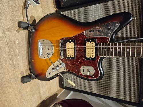 Fender road worn jaguar, Muziek en Instrumenten, Snaarinstrumenten | Gitaren | Elektrisch, Zo goed als nieuw, Fender, Ophalen of Verzenden