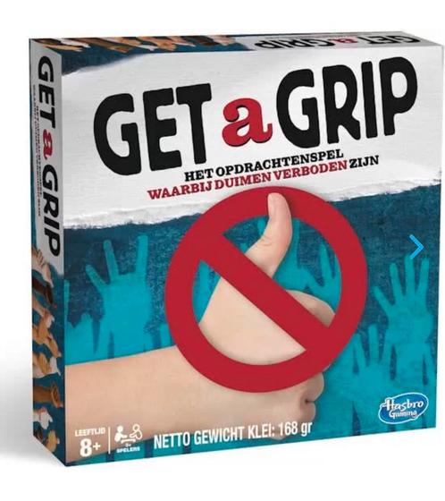 Get a grip gezelschapsspel van hasbro, Hobby en Vrije tijd, Gezelschapsspellen | Overige, Ophalen of Verzenden