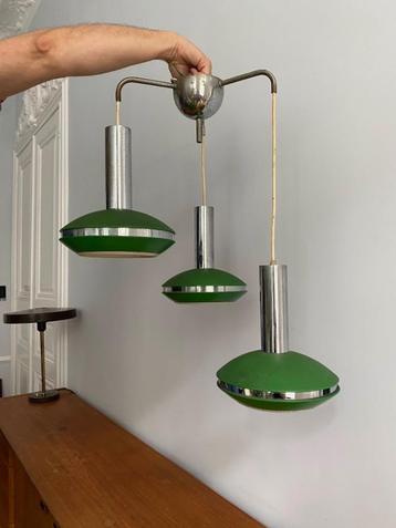 Lampe suspendue vintage en cascade - probablement Sölken Leu