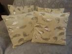 Lot de 4 coussins, Ophalen, Zo goed als nieuw, Beige, Vierkant