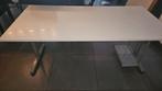 Ikea Bureau 160x80 met desktophouder, Ophalen, In hoogte verstelbaar, Gebruikt, Bureau