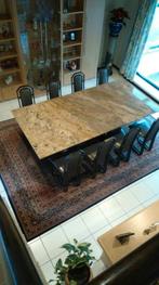 Marmeren tafel 12 personen, Ophalen, Overige materialen, 100 tot 150 cm, 200 cm of meer