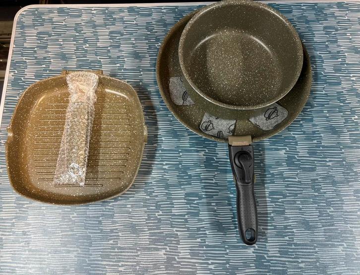 Ensemble poeles et casserole Trakker, Sports nautiques & Bateaux, Pêche à la ligne | Carpes, Neuf, Enlèvement ou Envoi