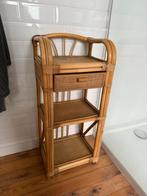 Vintage rotan kastje met schuif, Enlèvement, Comme neuf