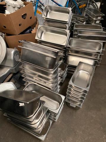 Bacs gastro en inox 36cm/16,5 cm hauteur 12 cm, Articles professionnels, Enlèvement