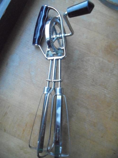 Vintage manuele eiwit/slagroomklopper jaren 1970, Antiek en Kunst, Curiosa en Brocante, Ophalen of Verzenden