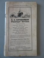 US Government Passenger Services 1924 Handboek White Star, Verzamelen, Ophalen of Verzenden, Zo goed als nieuw, Boek of Tijdschrift