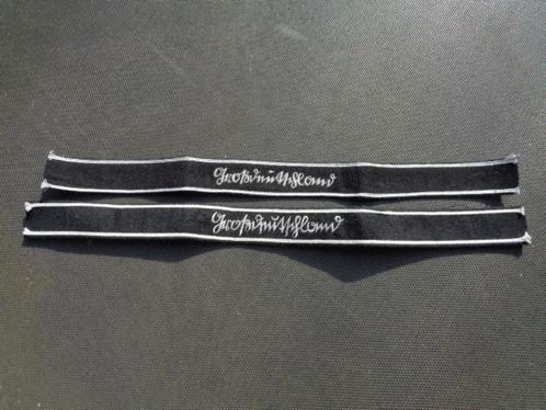 Replica armbanden elite eenheid Gr D uit WO2, Verzamelen, Militaria | Tweede Wereldoorlog, Landmacht, Embleem of Badge, Ophalen of Verzenden