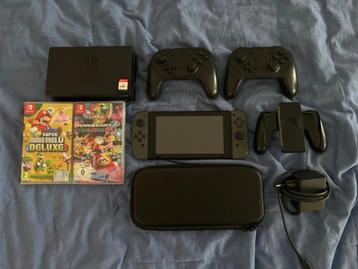 Nintendo Switch avec 3 jeux et accessoires, Enlèvement ou Envoi