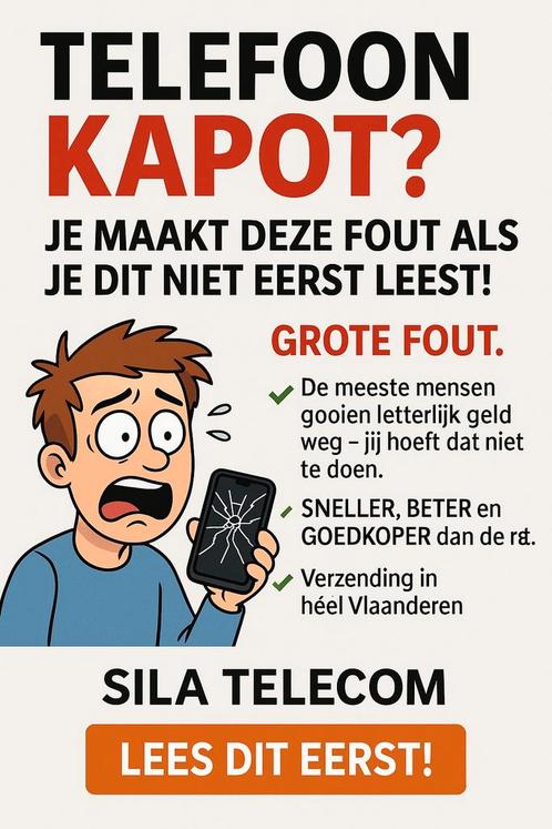 Telefoon Kapot? Laat je niet oplichten  Herstel Vandaag Nog, Diensten en Vakmensen, Reparatie en Onderhoud | Telecommunicatie