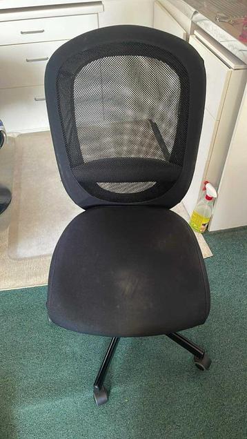 Chaise de bureau IKEA FLINTAN noire (avec accoudoirs) – 50 € beschikbaar voor biedingen