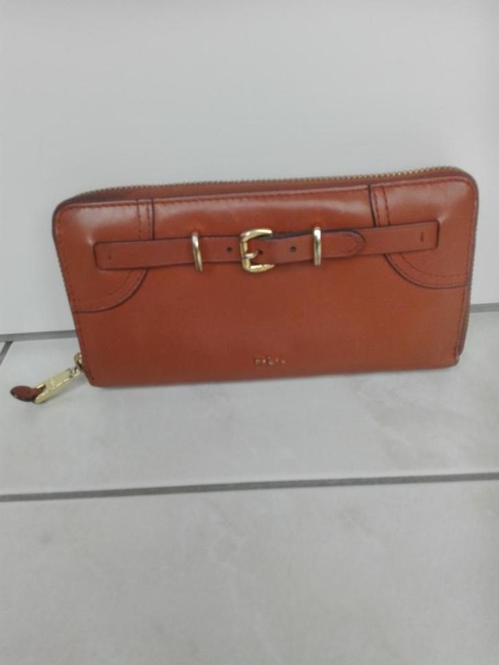 Lederen portemonnee van Ralph Lauren, Handtassen en Accessoires, Portemonnees, Zo goed als nieuw, Leder, Ophalen