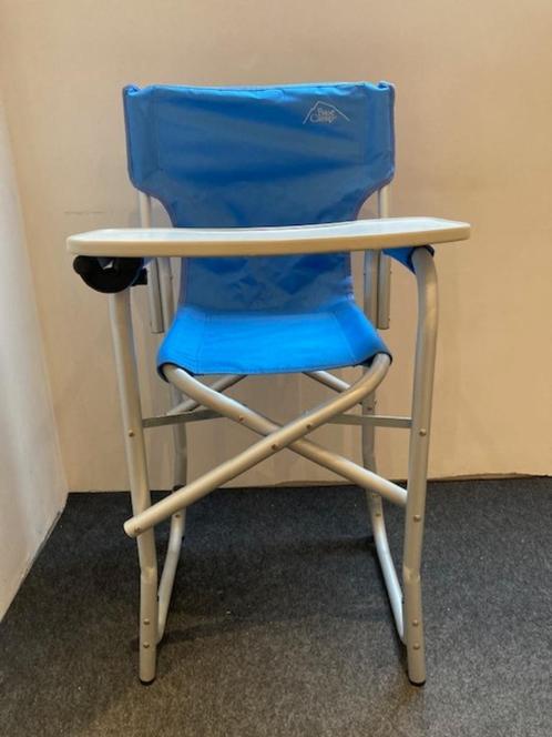 Bo-camp Opvouwbare kinderstoel blauw, Kinderen en Baby's, Kinderstoelen, Zo goed als nieuw, Overige typen, Afneembaar eetblad