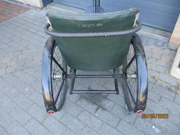 oude handbike rolstoelfiets   jaren 1940 beschikbaar voor biedingen