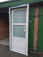 Tweedehands PVC voordeur - 100 cm breed x 227 cm hoog - Wit, Doe-het-zelf en Bouw, Overige materialen, Gebruikt, Overige typen